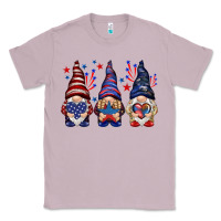Lilac 4th Of July gnomies with stars Classic Tee - HowdyJamesFarm