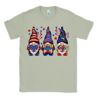 Matcha 4th Of July gnomies with stars Classic Tee - HowdyJamesFarm