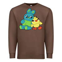 Chestnut bunny and ducky Premium Sweatshirt - linhVisuals