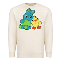 Sandshell bunny and ducky Premium Sweatshirt - linhVisuals