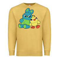 Antique Gold bunny and ducky Premium Sweatshirt - linhVisuals