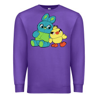 Purple bunny and ducky Premium Sweatshirt - linhVisuals