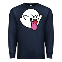 Navy boo Premium Sweatshirt - linhVisuals
