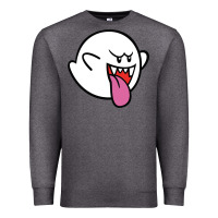 Charcoal Heather boo Premium Sweatshirt - linhVisuals