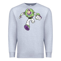 Heather Grey buzz lightyear Premium Sweatshirt - linhVisuals