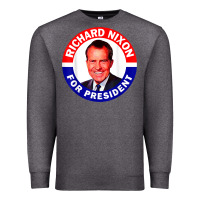 Charcoal Heather richard nixon president usa vote election campaign t shirt Premium Sweatshirt - linhVisuals