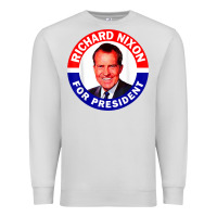 Dove Grey richard nixon president usa vote election campaign t shirt Premium Sweatshirt - linhVisuals