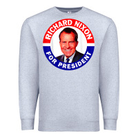 Heather Grey richard nixon president usa vote election campaign t shirt Premium Sweatshirt - linhVisuals