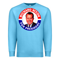 Ocean Blue richard nixon president usa vote election campaign t shirt Premium Sweatshirt - linhVisuals