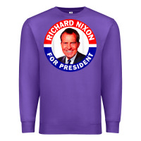 Purple richard nixon president usa vote election campaign t shirt Premium Sweatshirt - linhVisuals