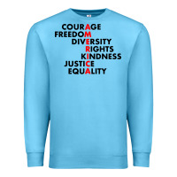 Ocean Blue anti trump resist Premium Sweatshirt - linhVisuals