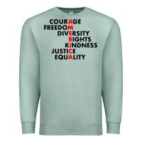 Seafoam anti trump resist Premium Sweatshirt - linhVisuals