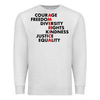 Oatmeal Heather anti trump resist Premium Sweatshirt - linhVisuals