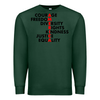 Sports Green anti trump resist Premium Sweatshirt - linhVisuals