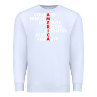 White anti trump resist Premium Sweatshirt - linhVisuals