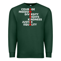 Sports Green anti trump resist Premium Sweatshirt - linhVisuals