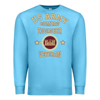 Ocean Blue us army combat engineer combat engineer veteran gift pullover hoodie Premium Sweatshirt - linhVisuals