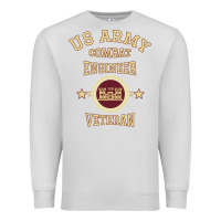 Dove Grey us army combat engineer combat engineer veteran gift pullover hoodie Premium Sweatshirt - linhVisuals