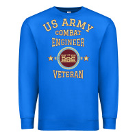 True Royal us army combat engineer combat engineer veteran gift pullover hoodie Premium Sweatshirt - linhVisuals