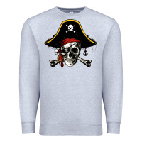 Heather Grey pi rate 3 14 Premium Sweatshirt - linhVisuals