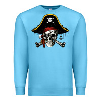 Ocean Blue pi rate 3 14 Premium Sweatshirt - linhVisuals