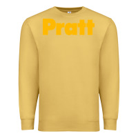 Antique Gold Pratt Institute Premium Sweatshirt - linhVisuals