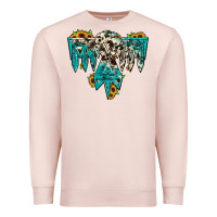 Pale Pink thunderbird Premium Sweatshirt - JahusDesignShop