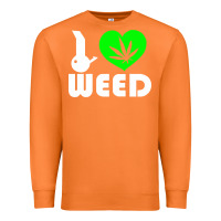 Carrot i love weed fun Premium Sweatshirt - linhVisuals