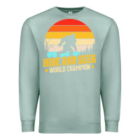Seafoam hide and seek world champion bigfoot t  shirt hide and seek world cham Premium Sweatshirt - linhVisuals