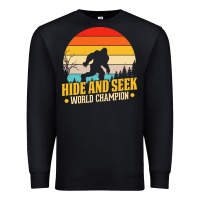 Black hide and seek world champion bigfoot t  shirt hide and seek world cham Premium Sweatshirt - linhVisuals