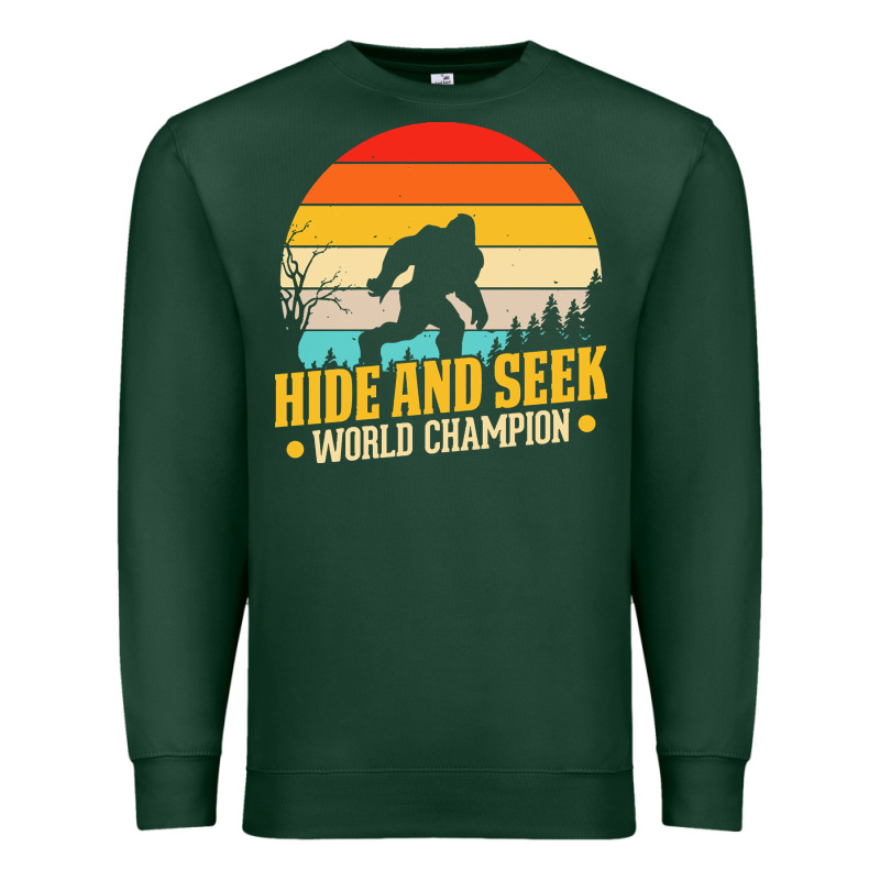 Hide And Seek World Champion Bigfoot T  Shirt Hide And Seek World Cham Premium Sweatshirt by linhVisuals | Teevron