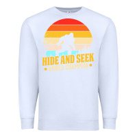 White hide and seek world champion bigfoot t  shirt hide and seek world cham Premium Sweatshirt - linhVisuals