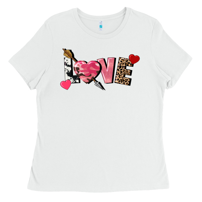 Love Valentine's Day Ladies Tee by FaDigitalArtStudio | Teevron