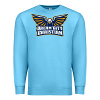 Ocean Blue twin city christian school Premium Sweatshirt - linhVisuals