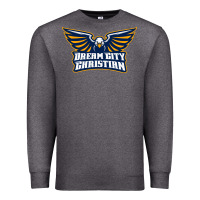 Charcoal Heather twin city christian school Premium Sweatshirt - linhVisuals