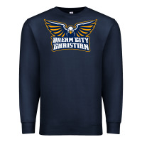 Navy twin city christian school Premium Sweatshirt - linhVisuals