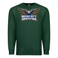 Sports Green twin city christian school Premium Sweatshirt - linhVisuals