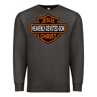 Smoke enjoy jesus christ heavenly devoted son parody religious tee t shirt Premium Sweatshirt - linhVisuals