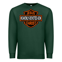 Sports Green enjoy jesus christ heavenly devoted son parody religious tee t shirt Premium Sweatshirt - linhVisuals