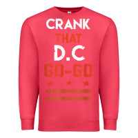 Cardinal vintage washington d.c crank that go go music design gift. t shirt Premium Sweatshirt - linhVisuals