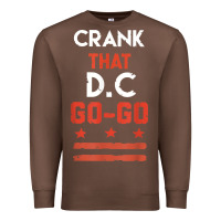Chestnut vintage washington d.c crank that go go music design gift. t shirt Premium Sweatshirt - linhVisuals