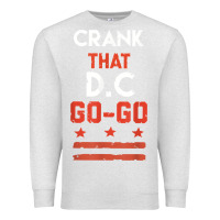 Oatmeal Heather vintage washington d.c crank that go go music design gift. t shirt Premium Sweatshirt - linhVisuals