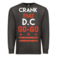 Smoke vintage washington d.c crank that go go music design gift. t shirt Premium Sweatshirt - linhVisuals