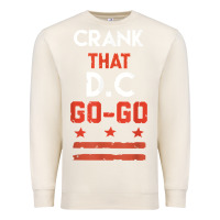 Sandshell vintage washington d.c crank that go go music design gift. t shirt Premium Sweatshirt - linhVisuals