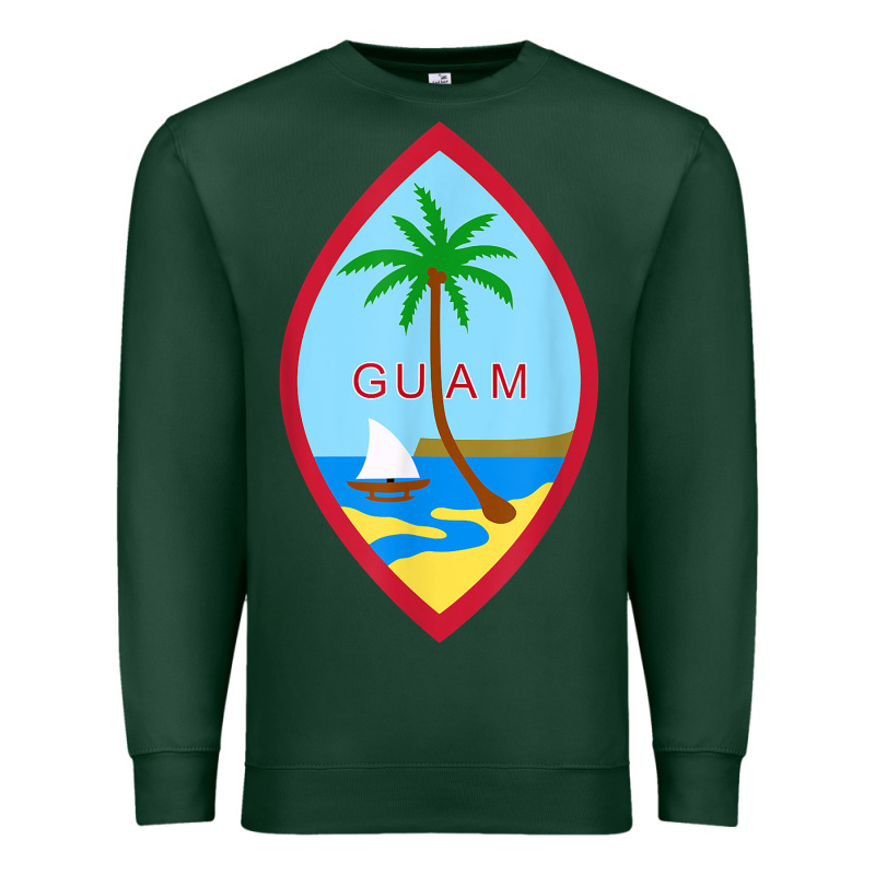 Guam Coat Of Arms Souvenir Gift Flag Chamorro T Shirt Premium Sweatshirt by linhVisuals | Teevron