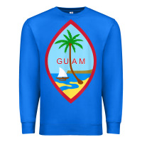True Royal guam coat of arms souvenir gift flag chamorro t shirt Premium Sweatshirt - linhVisuals
