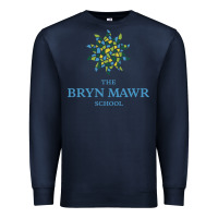 Navy bryn mawr school Premium Sweatshirt - linhVisuals