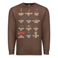 Chestnut musical notes symbol definition   humor musician t shirt Premium Sweatshirt - linhVisuals