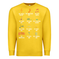 Lemon musical notes symbol definition   humor musician t shirt Premium Sweatshirt - linhVisuals
