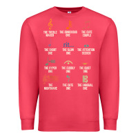 Cardinal musical notes symbol definition   humor musician t shirt Premium Sweatshirt - linhVisuals